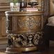 Constantine Brown and Gold 2 Drawer Nightstand