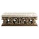 Constantine Light Gold Upholstered 64" Bed Bench with Nailhead Trim