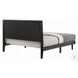 Valdemar Brown Fabric and Weathered Gray Queen Upholstered Bed