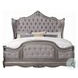 Ariadne Velvet and Antique Platinum Upholstered Bedroom Set