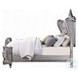Ariadne Velvet and Antique Platinum Upholstered Bedroom Set