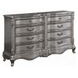 Ariadne Antique Platinum 8 Drawer Dresser