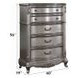 Ariadne Antique Platinum 5 Drawer Chest
