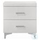 Casilda White 2 Drawer Nightstand