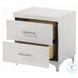 Casilda White 2 Drawer Nightstand