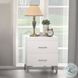 Casilda White 2 Drawer Nightstand