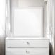 Casilda White Square Dresser Mirror
