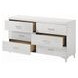 Casilda White 6 Drawer Dresser