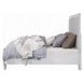 Katia Light Gray and Weathered White Upholstered Panel Bedroom Set