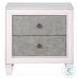 Katia Rustic Gray and Weathered White 2 Drawer Nightstand