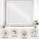 Katia Weathered White Rectangular Dresser Mirror