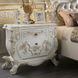 Vanaheim Antique White 3 Drawer Nightstand