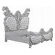 Valkyrie Antique Platinum Upholstered Panel Bedroom Set