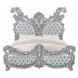 Valkyrie Antique Platinum King Upholstered Panel Bed