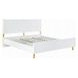 Gaines White King Panel Bed