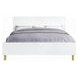 Gaines White King Panel Bed