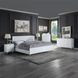 Gaines White King Panel Bed