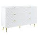Gaines White 6 Drawer Dresser