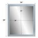Gaines Gray Rectangular Dresser Mirror