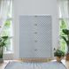 Gaines Gray 5 Drawer Chest