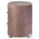 Salonia Pink Velvet 2 Drawer Nightstand