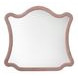 Salonia Pink Upholstered Arched Dresser Mirror