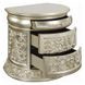 Sorina Antique Gold 3 Drawer Nightstand