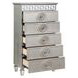 Varian Silver 5 Drawer Chest