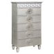 Varian Silver 5 Drawer Chest