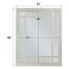 Varian Silver Rectangular Dresser Mirror