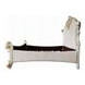 Vendome Cream and Antique Pearl King Upholstered Panel Bed