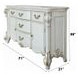Vendome Antique Pearl 5 Drawer Dresser