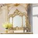 Cabriole Gold Arched Dresser Mirror
