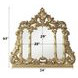 Cabriole Gold Arched Dresser Mirror