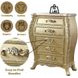 Cabriole Gold 5 Drawer Chest