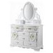Flora White 6 Drawer Dresser