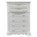Flora White 5 Drawer Chest