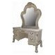 Dresden Bone White Arched Dresser Mirror