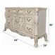 Dresden Bone White 7 Drawer Dresser