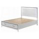 Haiden White King Storage Panel Bed with LED