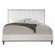 Carena White and Brown Upholstered Panel Bedroom Set