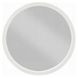 Carena White Round Wall Mirror