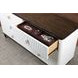 Carena White and Walnut 6 Drawer Dresser