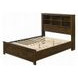 Merrilee II Oak King Bookcase and Storage Bed