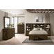 Merrilee II Oak Queen Bookcase and Storage Bed