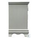 Flora Gray 2 Drawer Nightstand