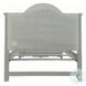 Flora Gray Twin Panel Bed