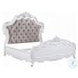Latisha White Eastern King Upholstered Bed