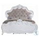 Latisha White Eastern King Upholstered Bed