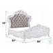 Latisha White Eastern King Upholstered Bed
